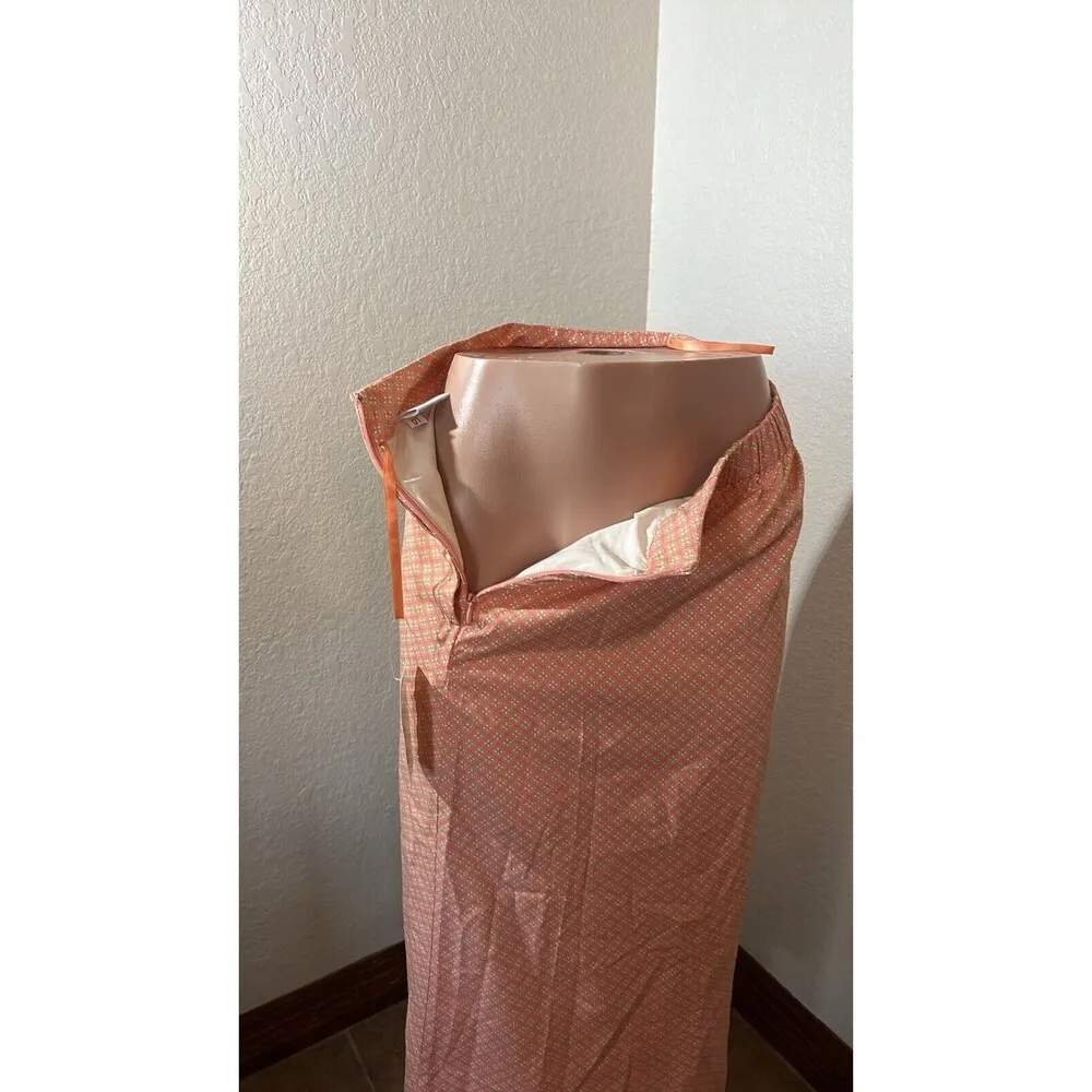 Uniqlo Womens pink Print Crepe Jersey Maxi Skirt Medium Waist 63-69m NWT #41 - Image 10