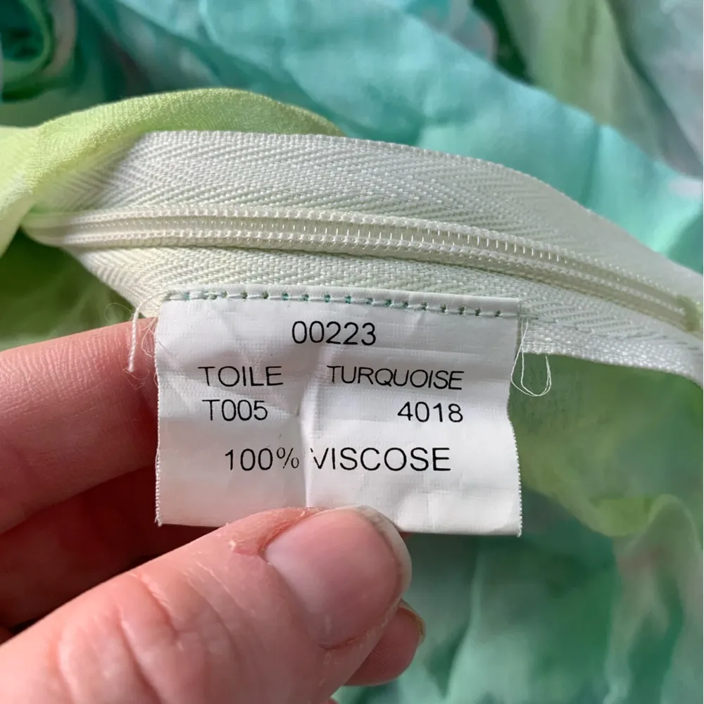 Multiples Createur Colorful Sheer Tunic Top S - Image 8