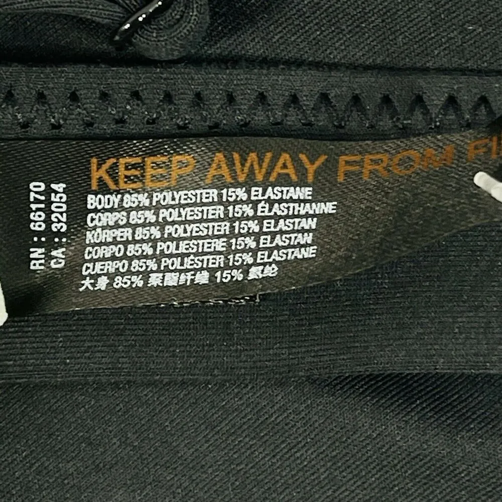 Free People Intimately Bra Oh Scuba Small Bralette Black Convertible Straps - Image 8