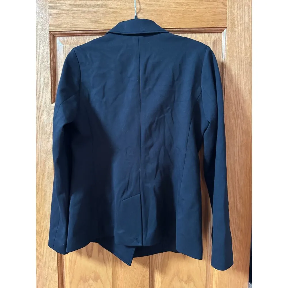 SPANX The Perfect Asymmetrical Ponte Blazer Jacket - 20773R - Black - Medium - Image 5