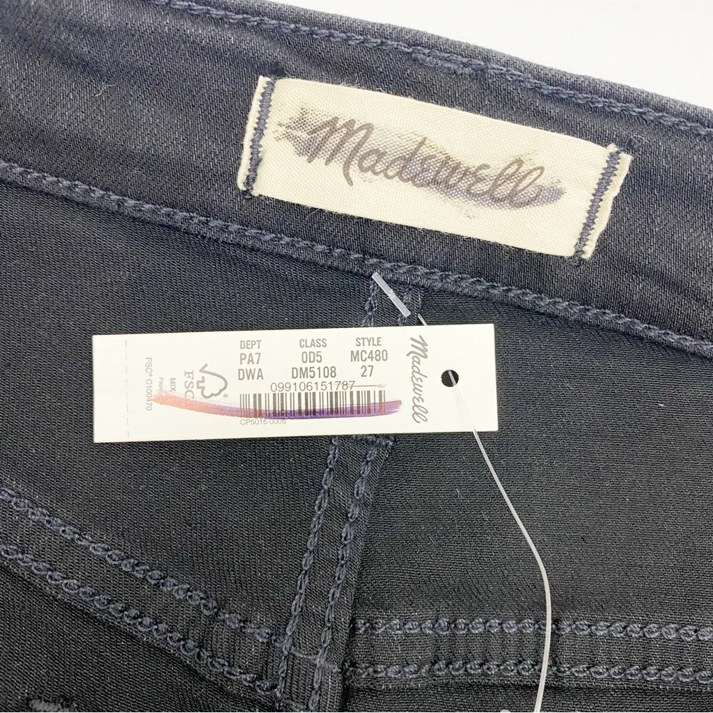 Madewell 10" High-Rise Roadtripper Supersoft Jeans: Davie Wash: Knee-Rip Edition - Image 14