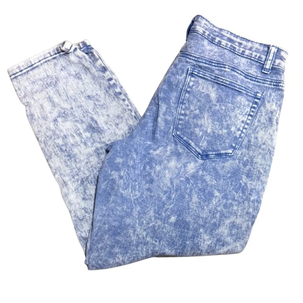 Hot Kiss Acid Wash High Rise Ankle Jegging Jeans Size 10 - Image 4