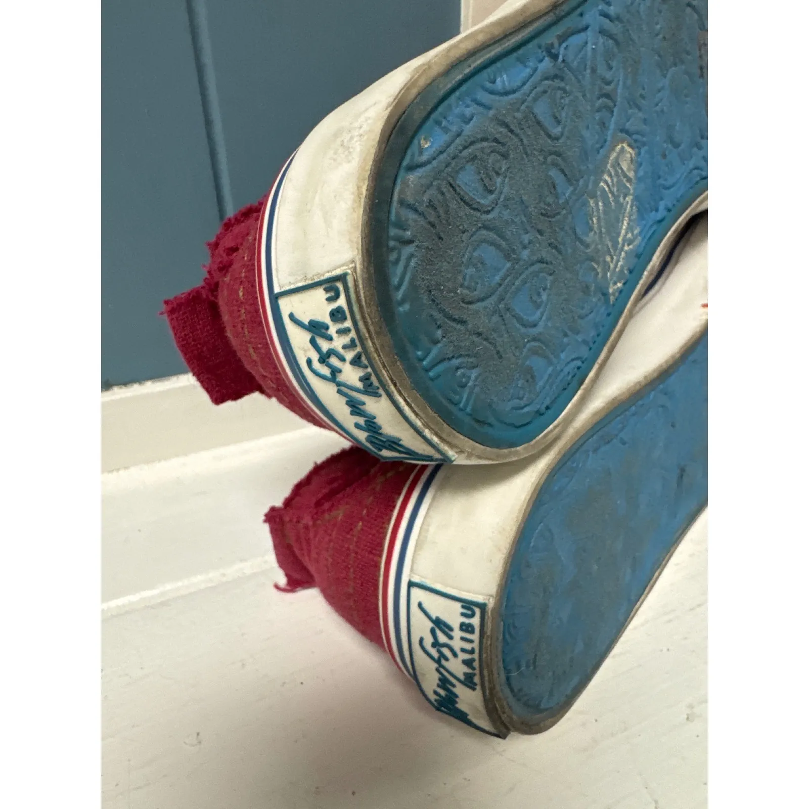 Blowfish Malibu Red Canvas‎ Slip On Sneakers Shoes Casual Comfortable Size 7.5 - Image 7