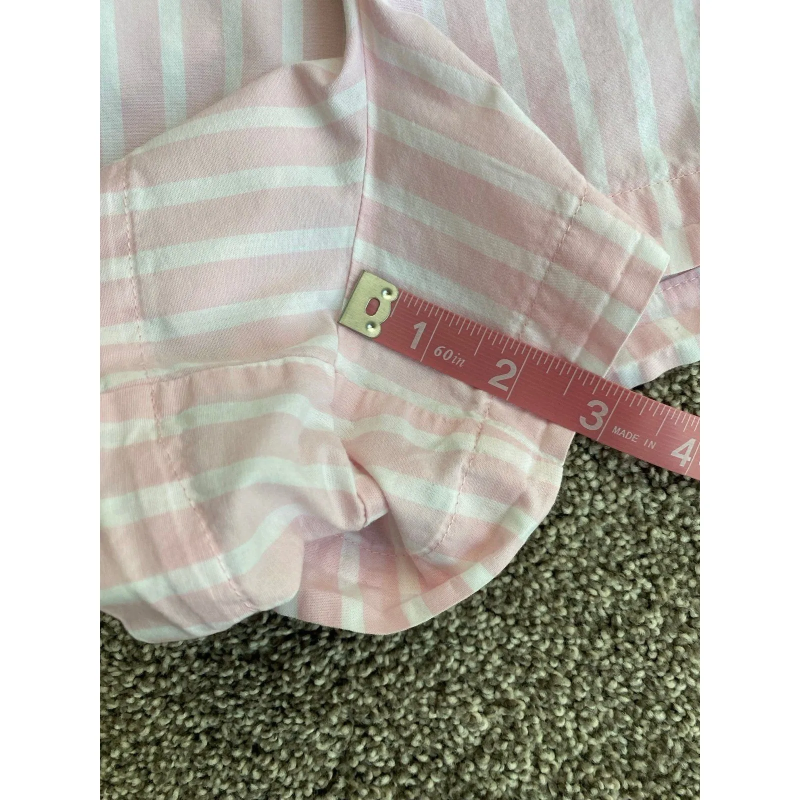 Victoria’s Secret Pink & White Striped Cotton Sleep Shorts – Size XL - Image 5