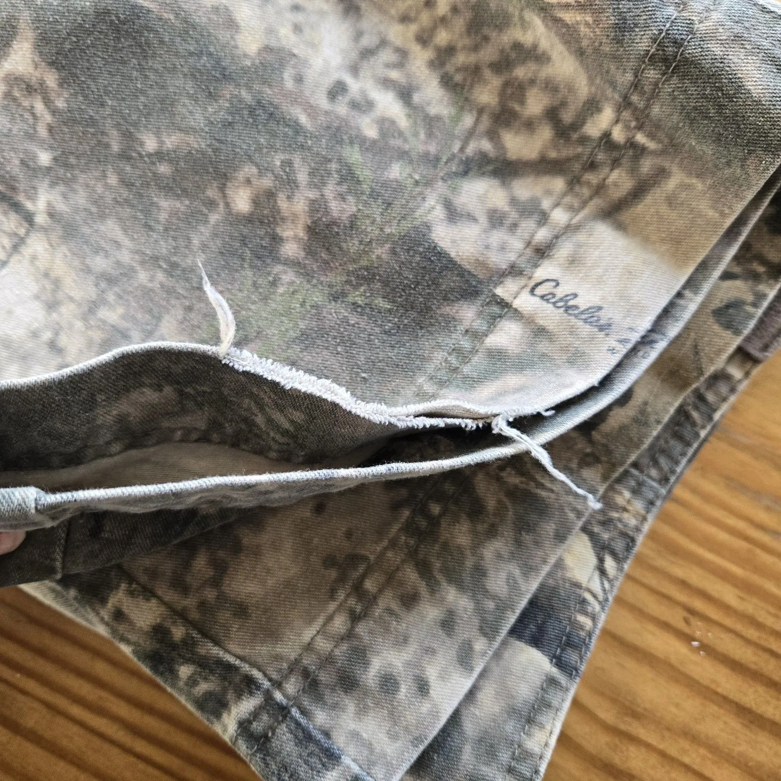 Cabela’s Womens Camouflage Cargo Pants Size 14 (36x31) Hunting Outdoor Camo Tree - Image 9