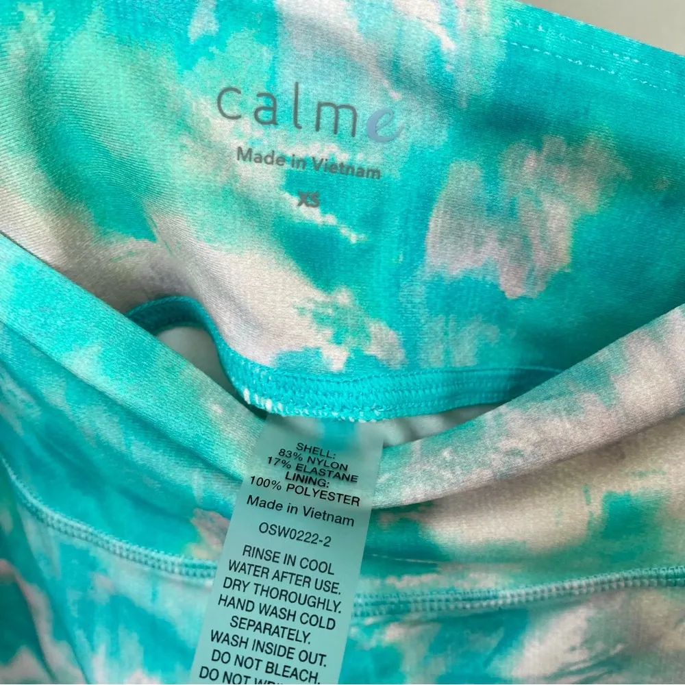 Calme by Johnny Was Aqua Keys Paddle Leggings - Image 3