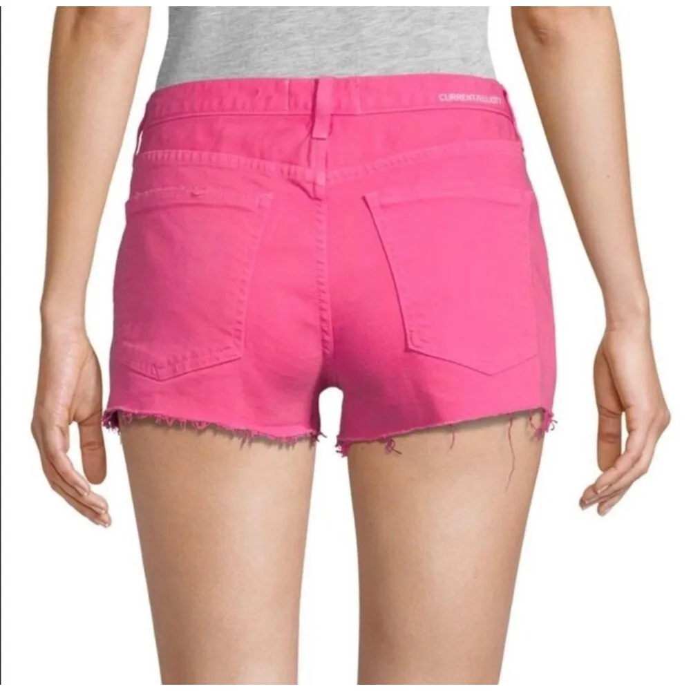 NWT‎ Current/Elliott The Boyfriend Cutoff Denim Shorts, Fandango Pink - Size 23 - Image 2