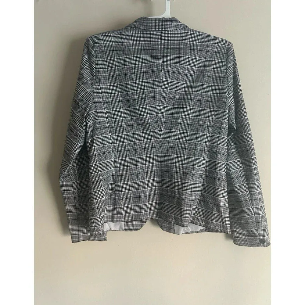 Jules & Leopold Women’s Blazer Plaid size L - Image 2