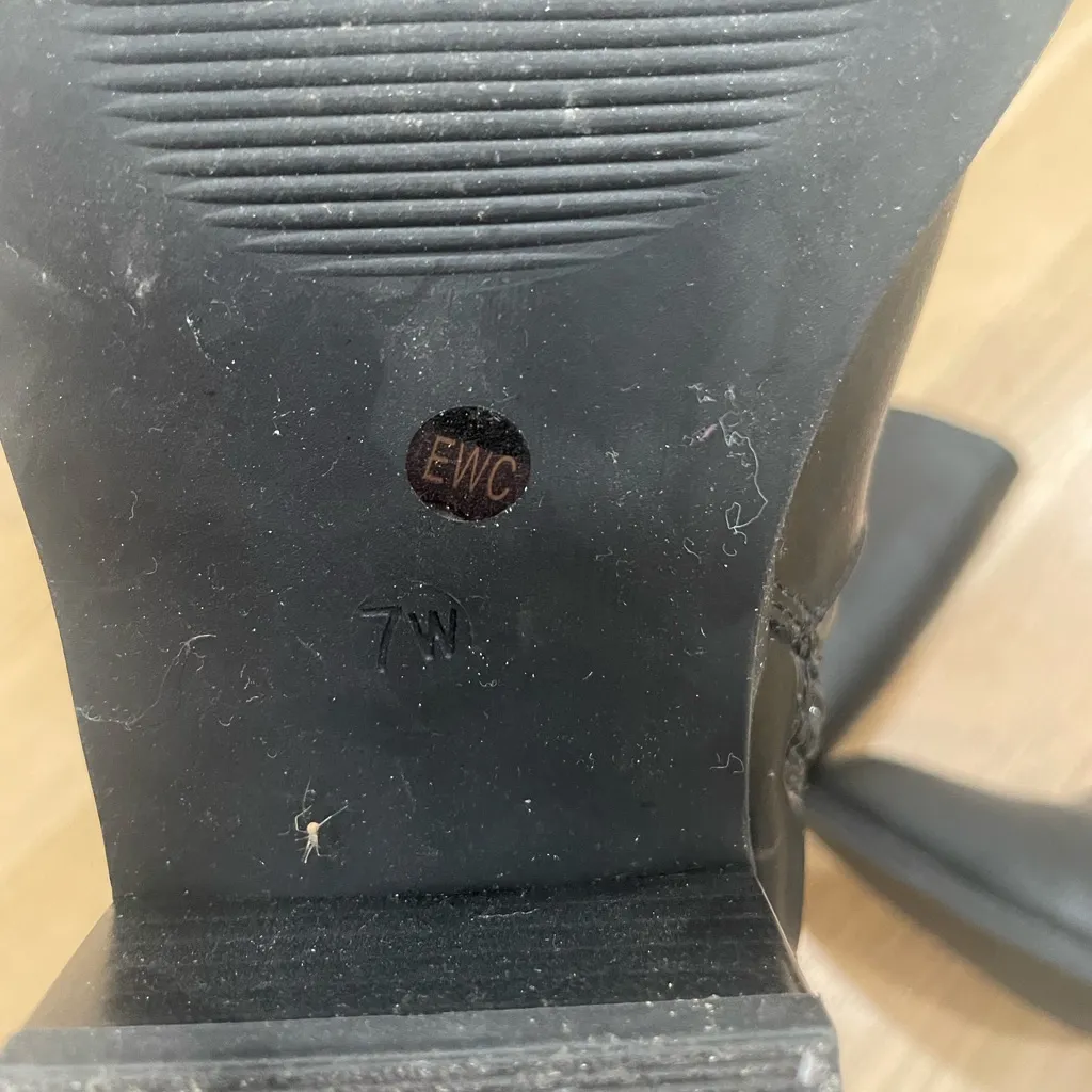 Lane Bryant Extra Wide Calf Black Riding Boots 7 - Image 4