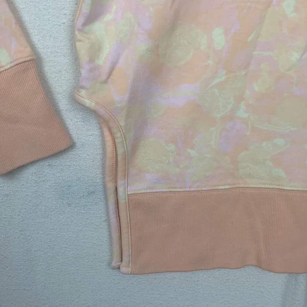 Daily Ritual womens small sweatshirt tiedye pink orange athletic casual relaxed - Image 4