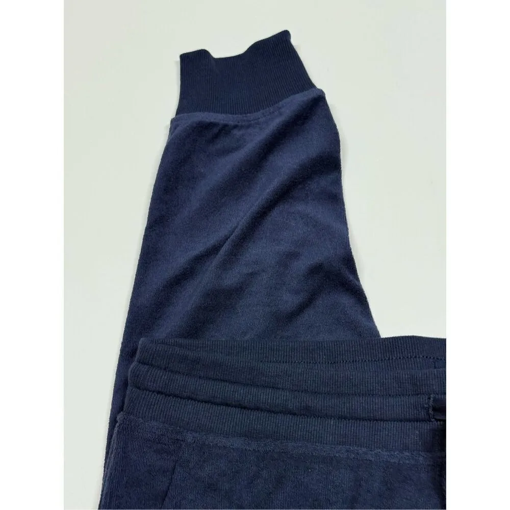 Encore by Idina Menzel Navy Blue Terry Jogger Size Petite Small NWOT - Image 3
