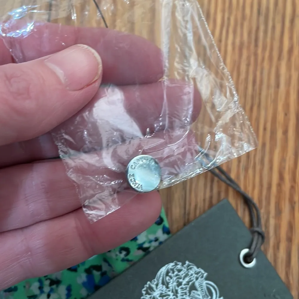 Vince Camuto Classic Escape Sleeveless Blouse Top Green Sz Small‎ dainty floral - Image 6