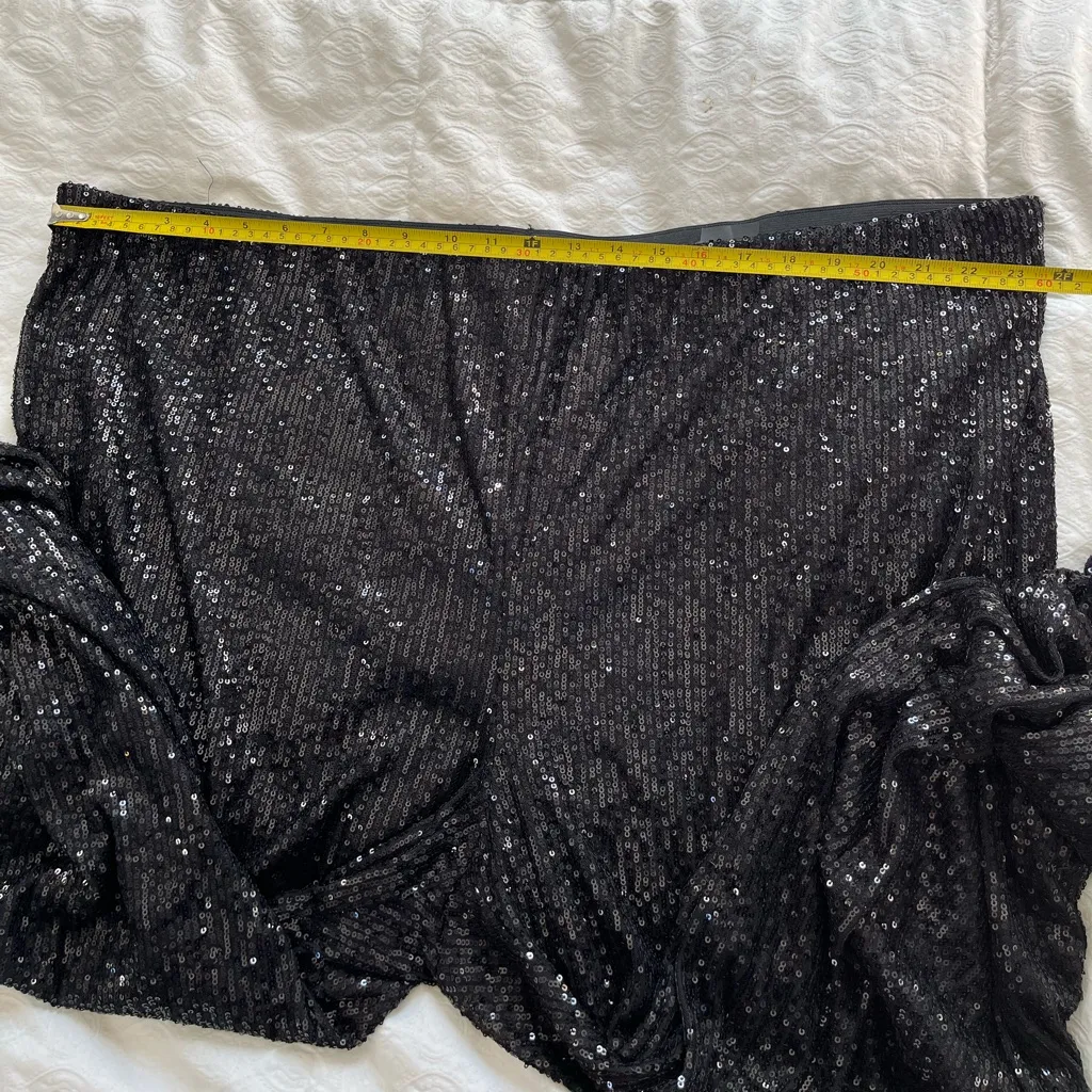 NWT: glamorous Black Sequin Women's Pants size 4XL - Image 6