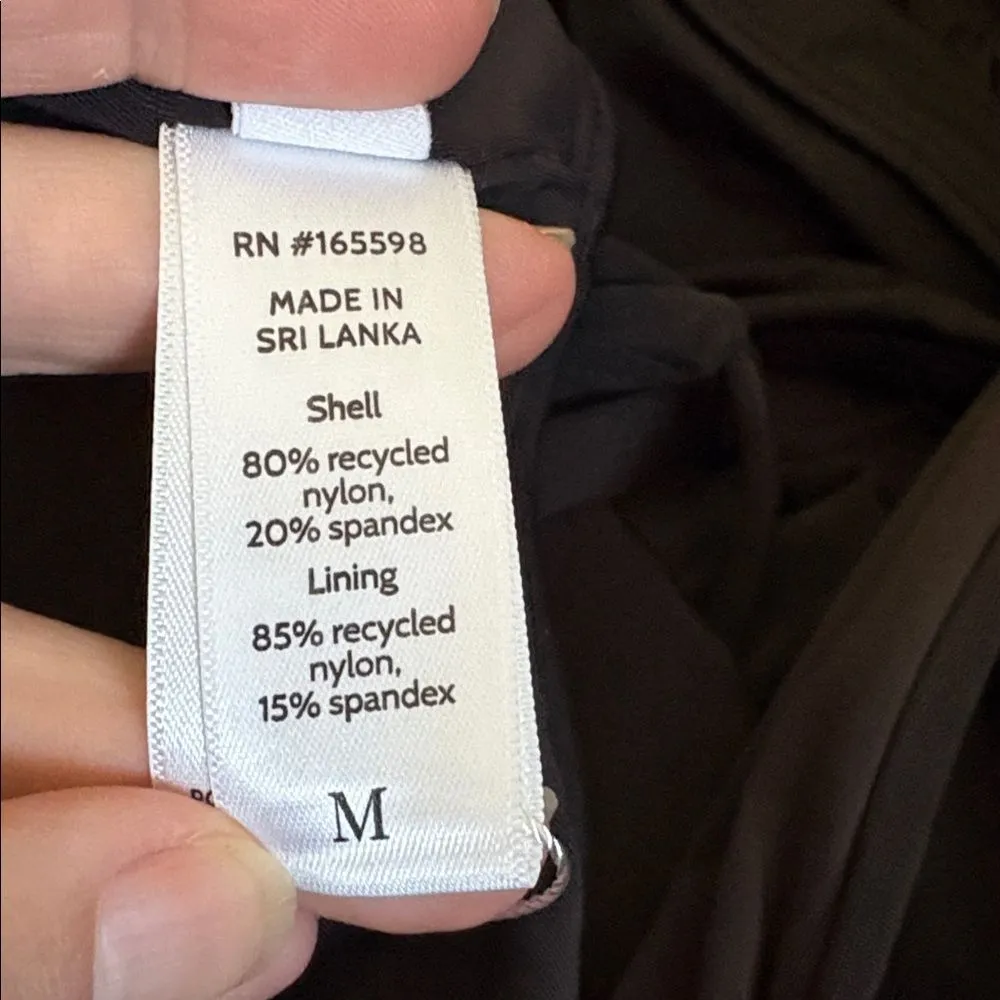 Andie Bikini Set Ventura Top Cheeky Bikini Bottom‎ Black size M NWT - Image 6