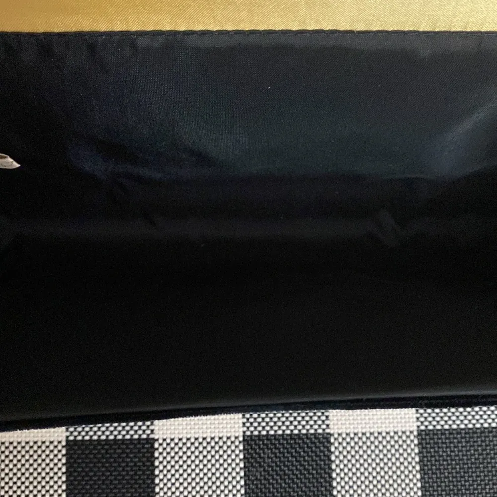 Victoria’s Secret 10”x5” black velvet clutch purse - Image 7