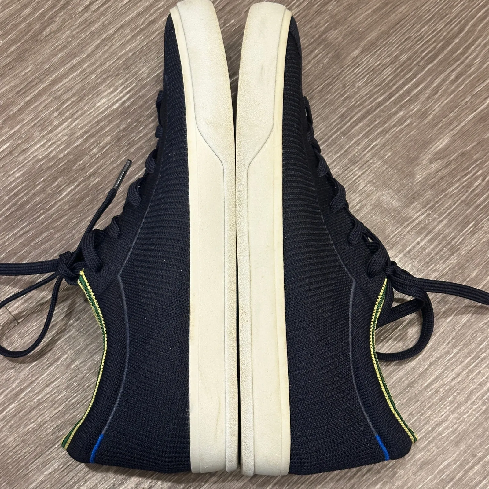 Rothy's Navy Blue Lace-Up Women's Sneaker Comfort Preppy Casual Sustainable 11 - Image 5