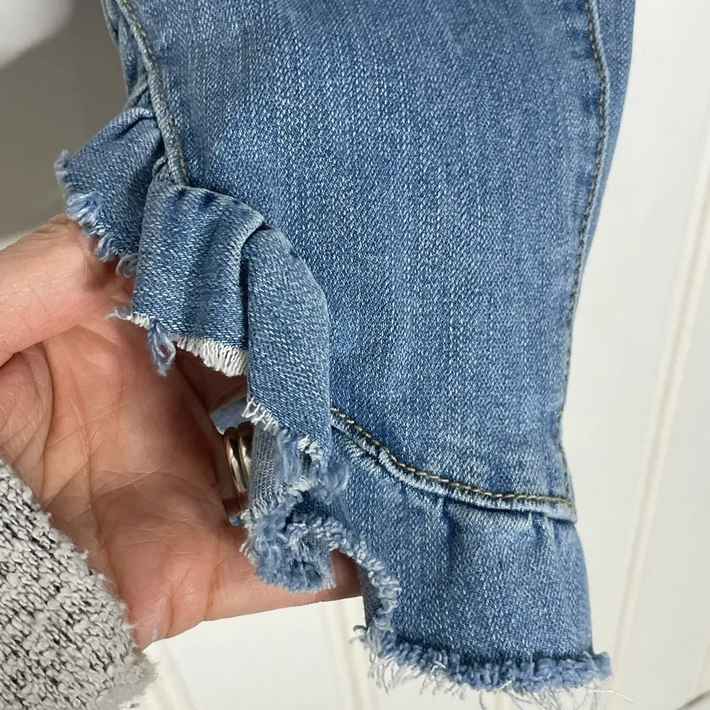 Joe’s Jeans The Icon Mid Rise Skinny Ruffle Ankle Percy - Image 6