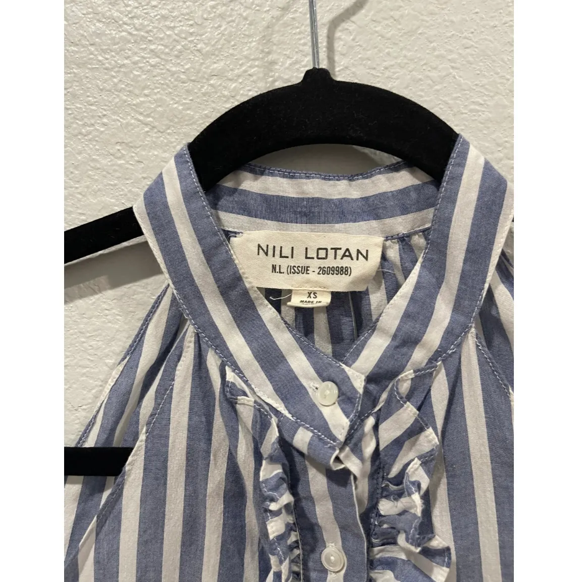 NILI LOTAN Striped Halterneck Top  - Image 5