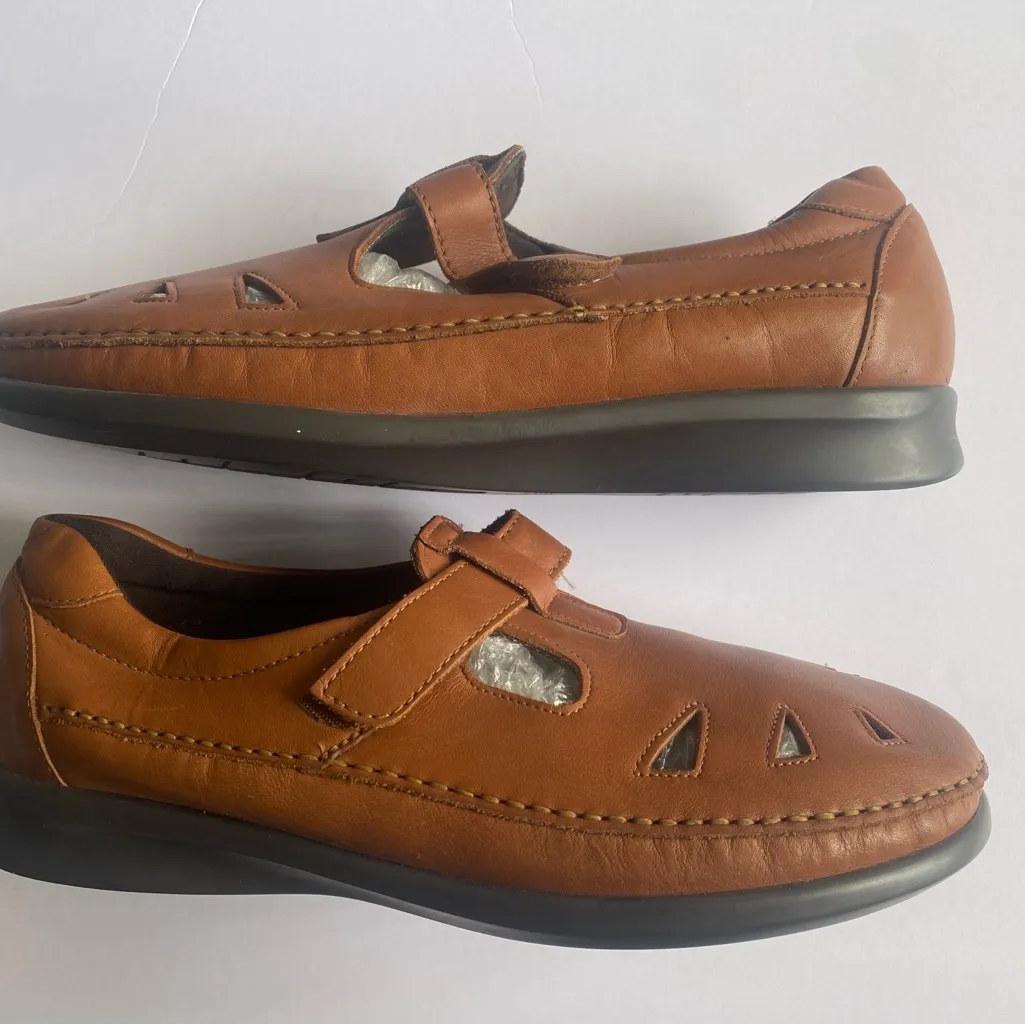 SAS‎ Roamer Tripad Comfort Soft Step Chestnut Brown Shoes Size 12 Tan - Image 3