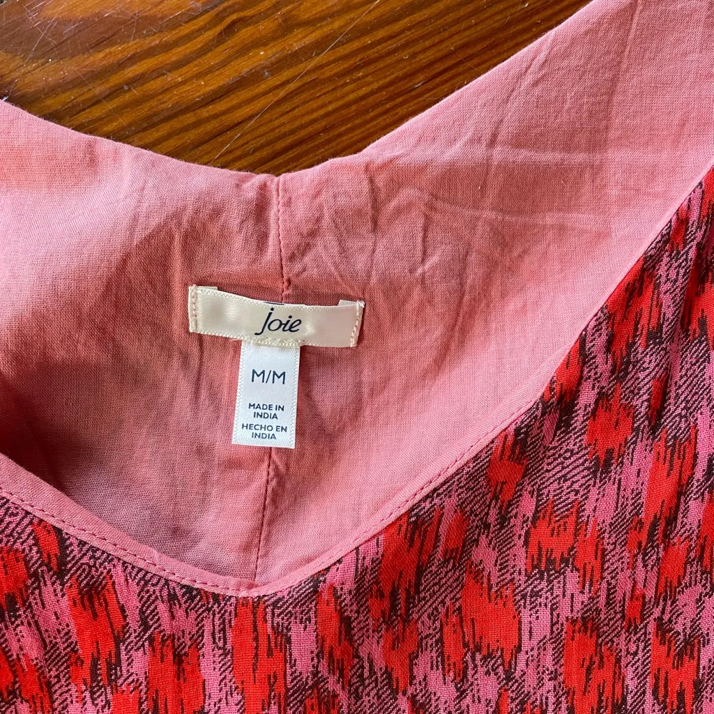 Joie Bondi Tiered Midi Dress in Tea Rose   - Women’s Size Medium - Image 9