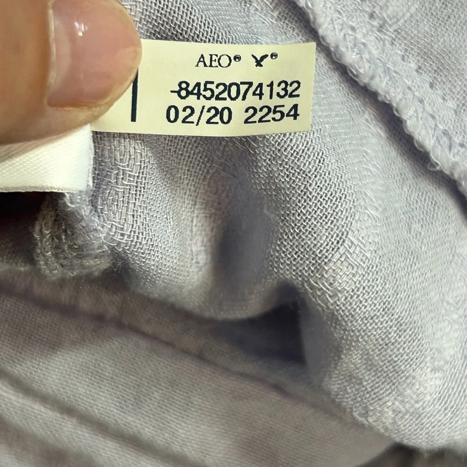 American Eagle Soft Purple Tiered Babydoll Tunic Long Sleeve Small Y2K - Image 12