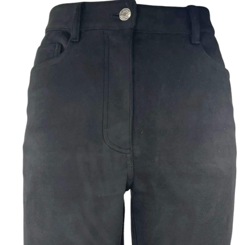 Aritzia Wilfred Women's Black High Waisted Straight Leg Casual Pants Size 4 - Image 4