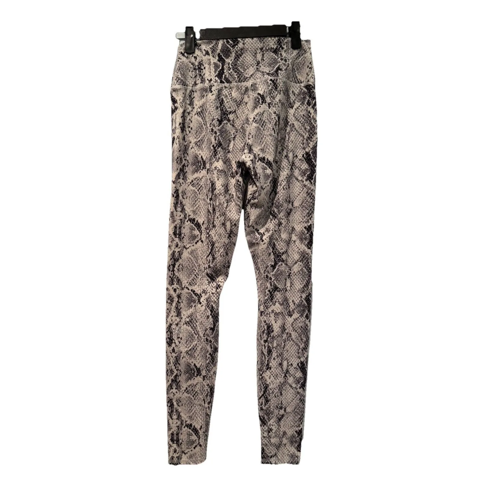 Alo Leggings Women Small High Rise Snakeskin Athleisure Athletic Yoga Gym Travel - Image 2