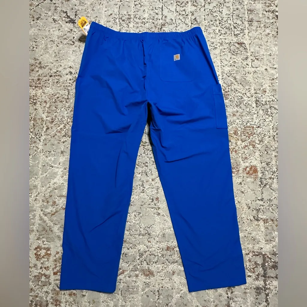 Carhartt C55013 - Unisex Force Modern Cargo Fit Elastic Waist Pant 2X blue Scrub - Image 2