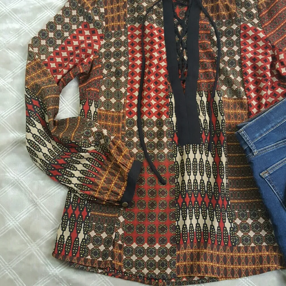 Forever 21 Lace Up Top - Image 3