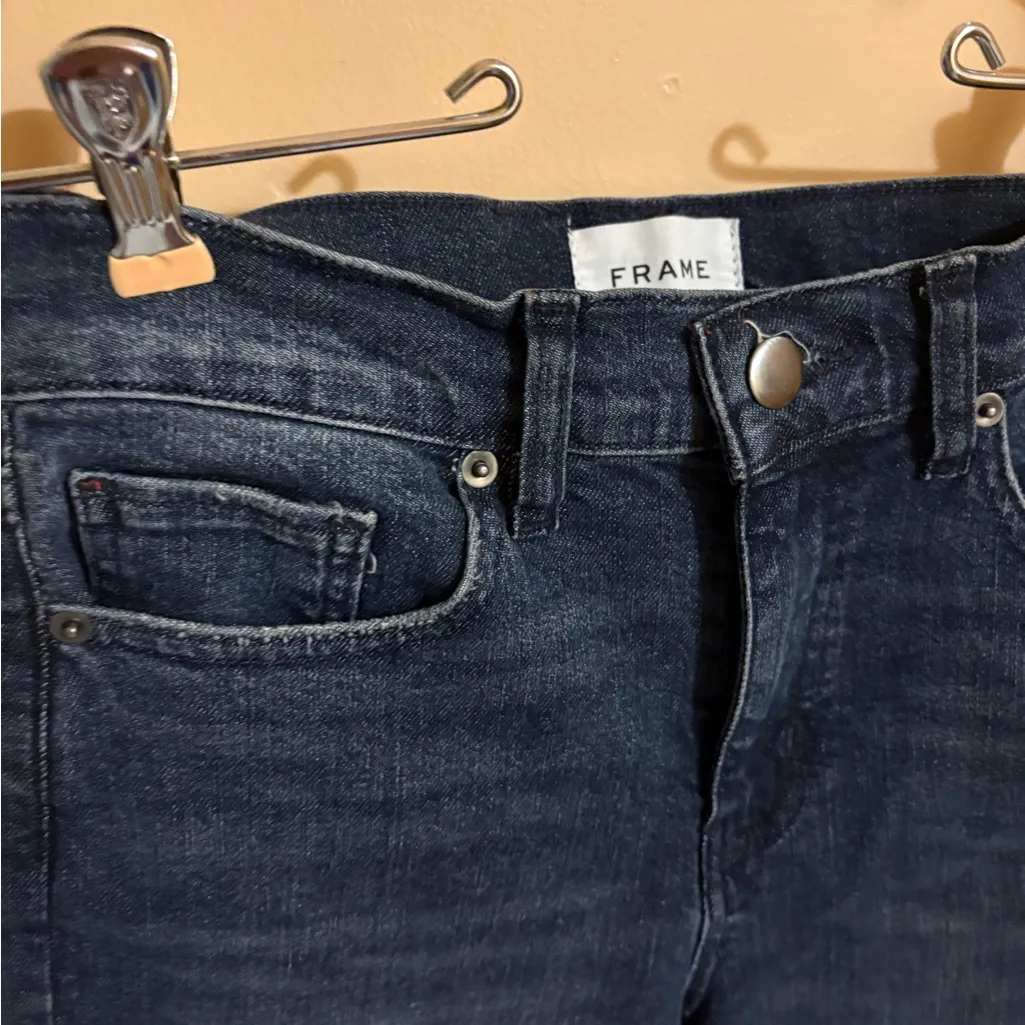 Frame Le Crop Palazzo Jeans in Crafty - Image 7