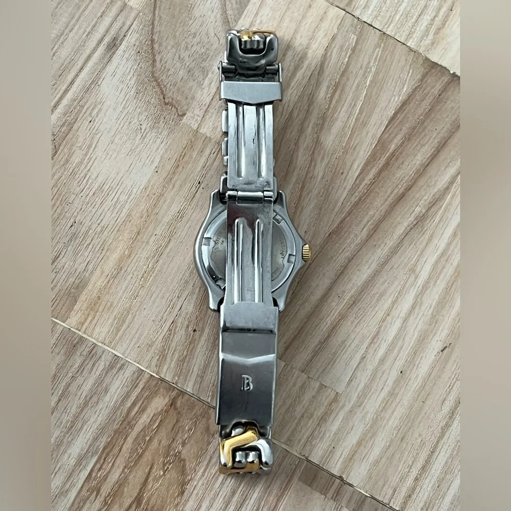 Bulova Marine Star Ladies Watch Vintage Pearl Dial Two-Tone Bracelet Date - Image 11