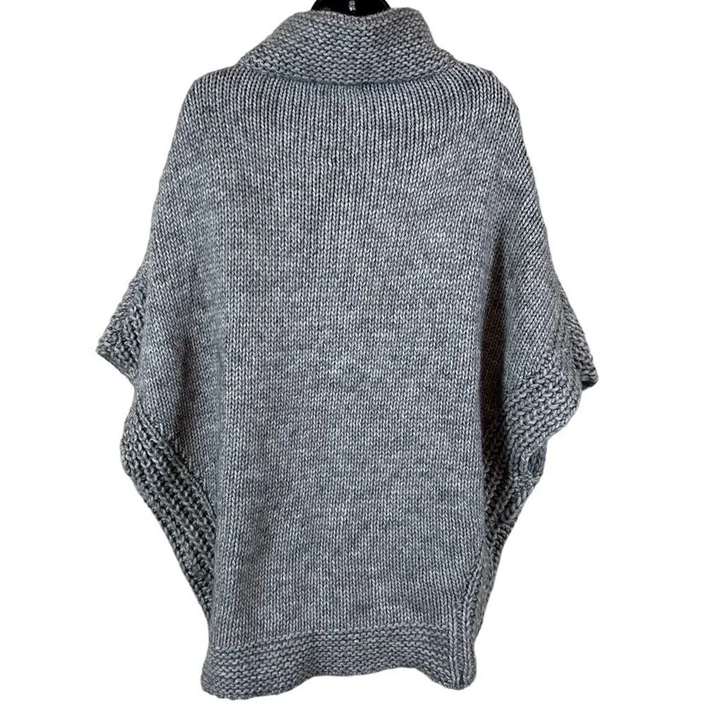 Anthropologie Elsamanda Sweater Grey Short Sleeve Full Zip Cardigan - Image 11