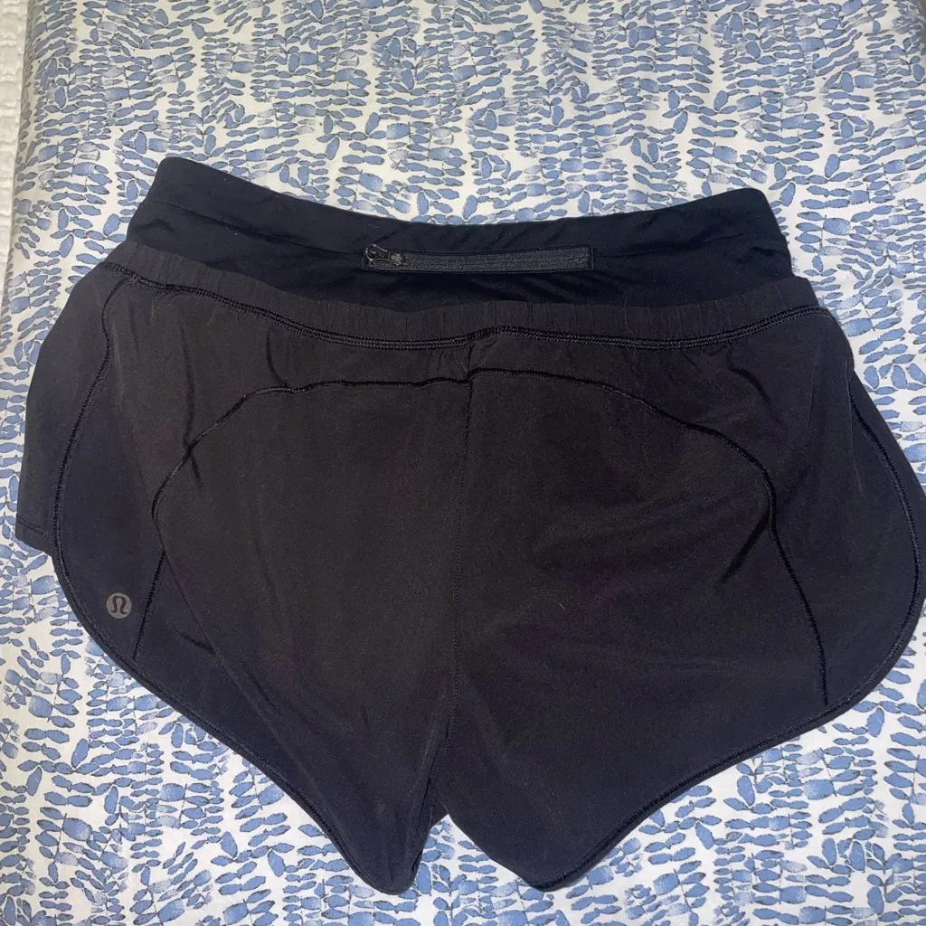 Lululemon Black Athletic Shorts - Image 2