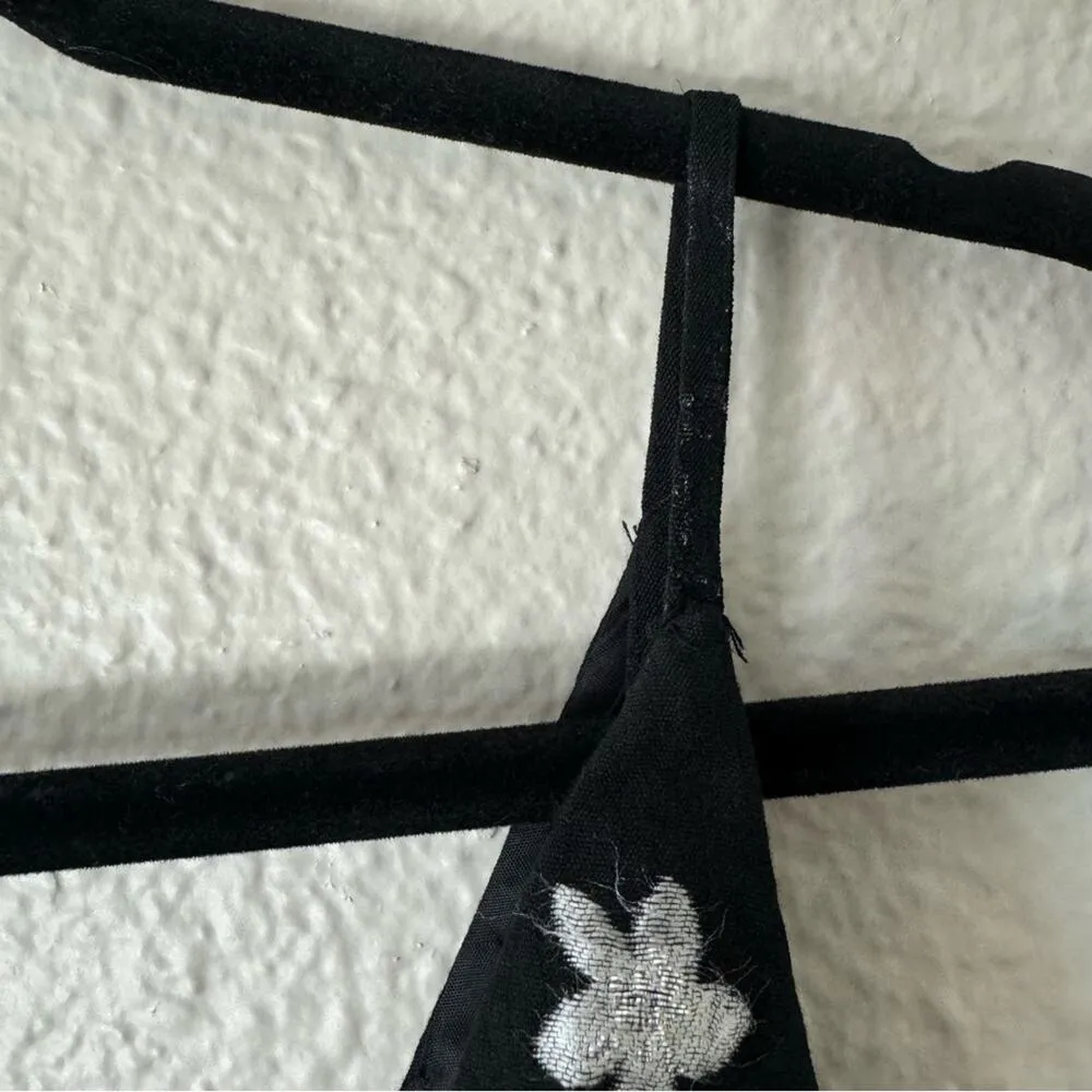 ML Monique L’huillier Black & Silver Formal Maxi Gown Dress Size 0 - Image 12