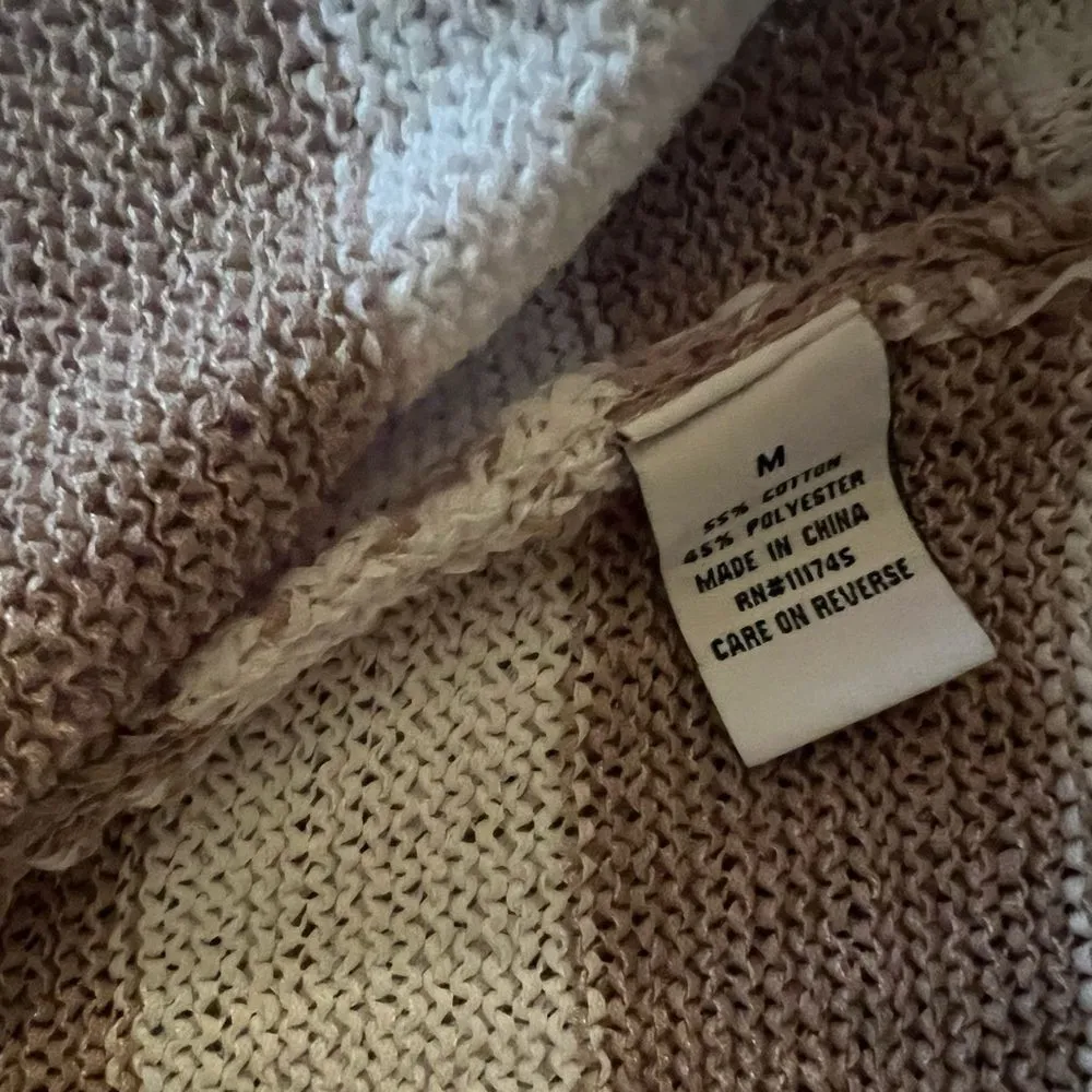 H by Halston  medium striped cardigan - Image 6