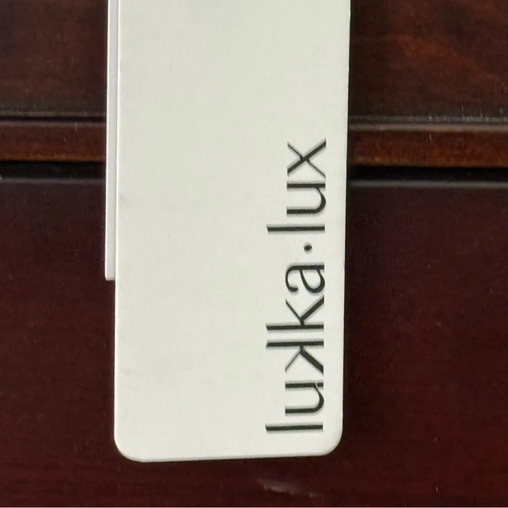 NWT Lukka Lux Dot Geometric Cross Back Reversible Solstice Sports Bra Large L - Image 9