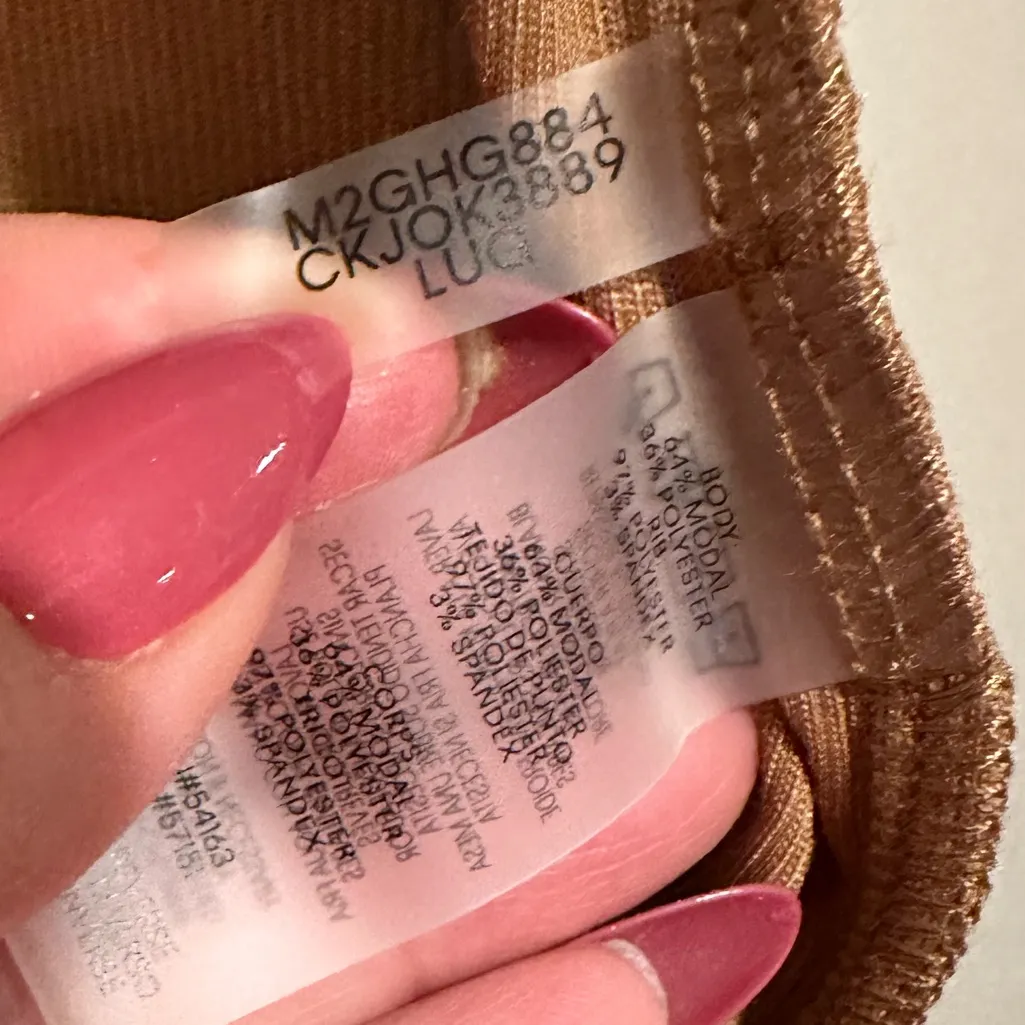 💙SALE 3/$25 CALVIN KLEIN KNIT CAMEL BROWN STRETCHY CARDIGAN XS - Image 5