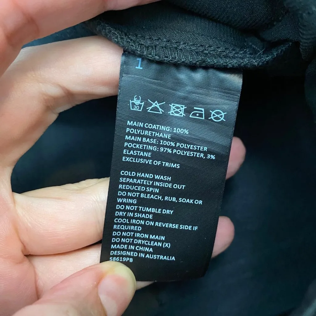 Bardot Alesi Vegan Leather Straight Leg Pants Womens Size S Black‎ - Image 4