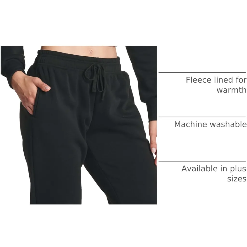 Real Essentials Women’s 3 Pack Sweatpants - Image 3