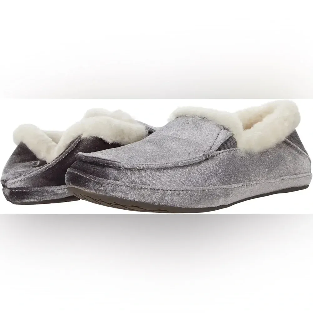 OluKai Ku'una Lanui Slipper Shoes Gray Size 10 - Image 3