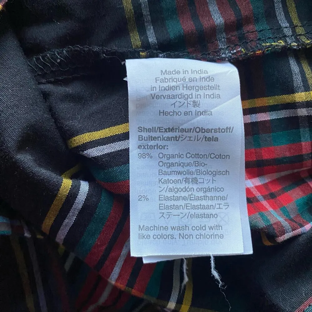 J. Crew Stewart Tartan Plaid Puff Sleeve Poplin Long Sleeve Shirt Size S - Image 7