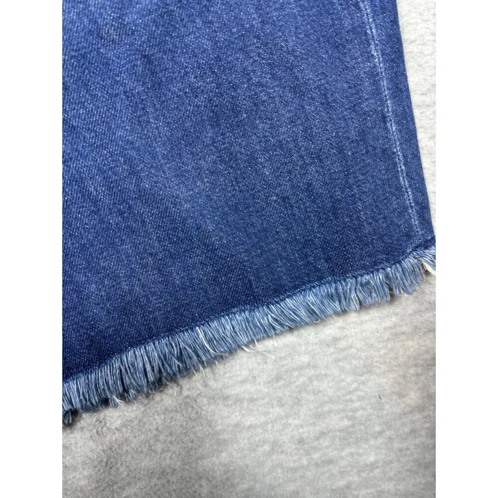 SR Vs. Sandrine Rose Women's Denim‎ Jean Shorts Frayed Hem Size 28 Jorts Blue - Image 5