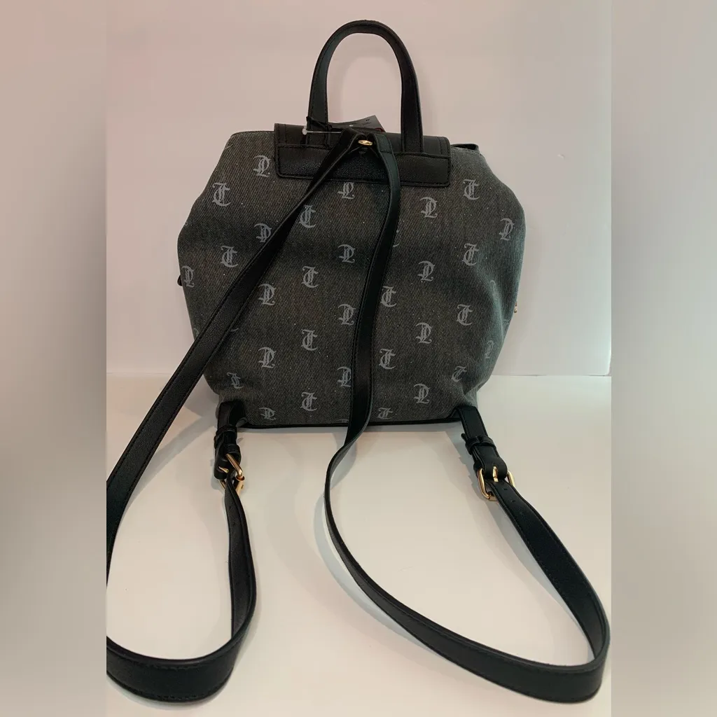 NWT Juicy Couture Backpack in Black/Silver - Image 2