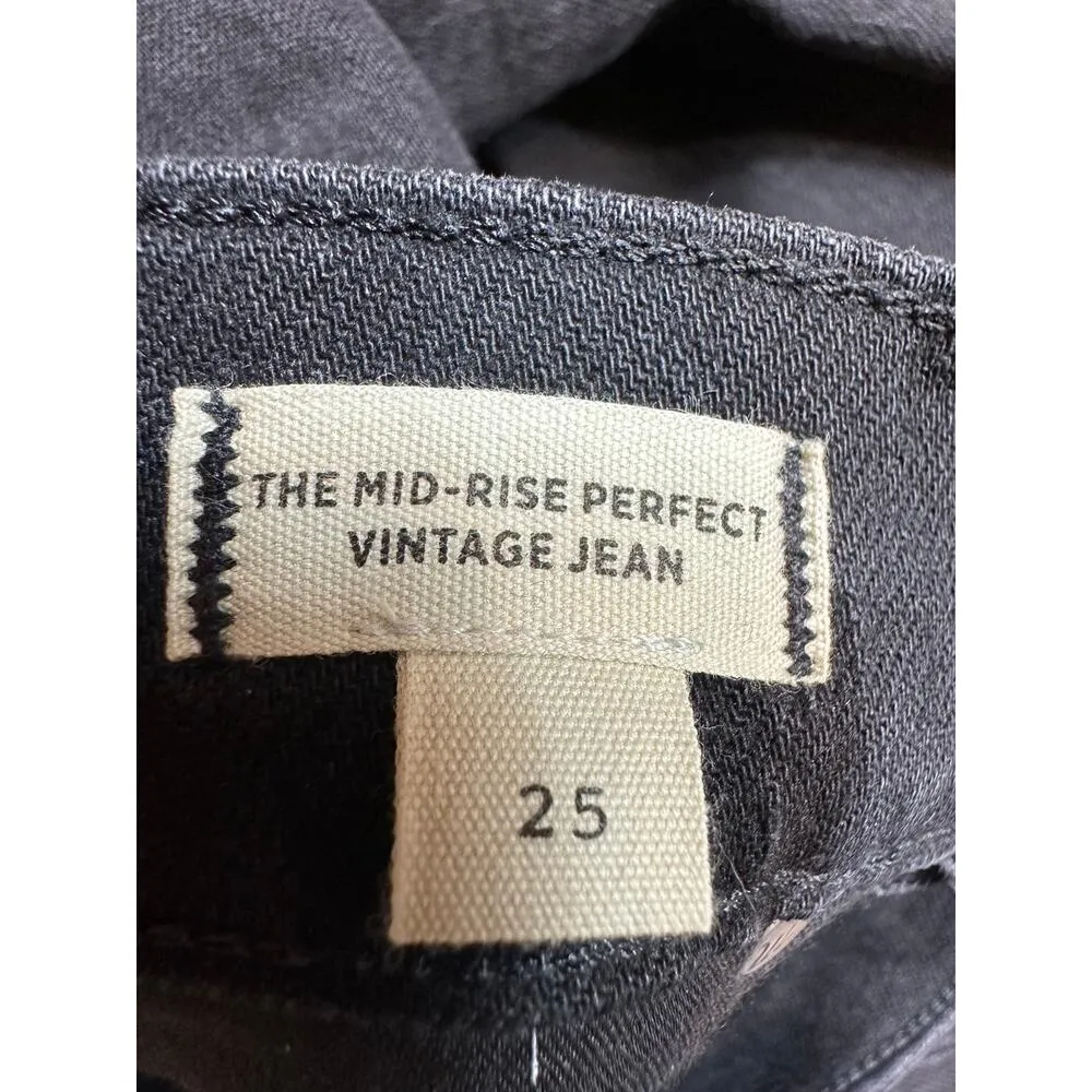 Madewell Mid-Rise Perfect Vintage Jeans Lunar Wash 25 - Image 13