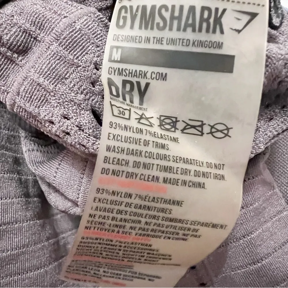 Gymshark Gray Ankle Fit Seamless Athletic Leggings Size Medium High Rise - Image 8