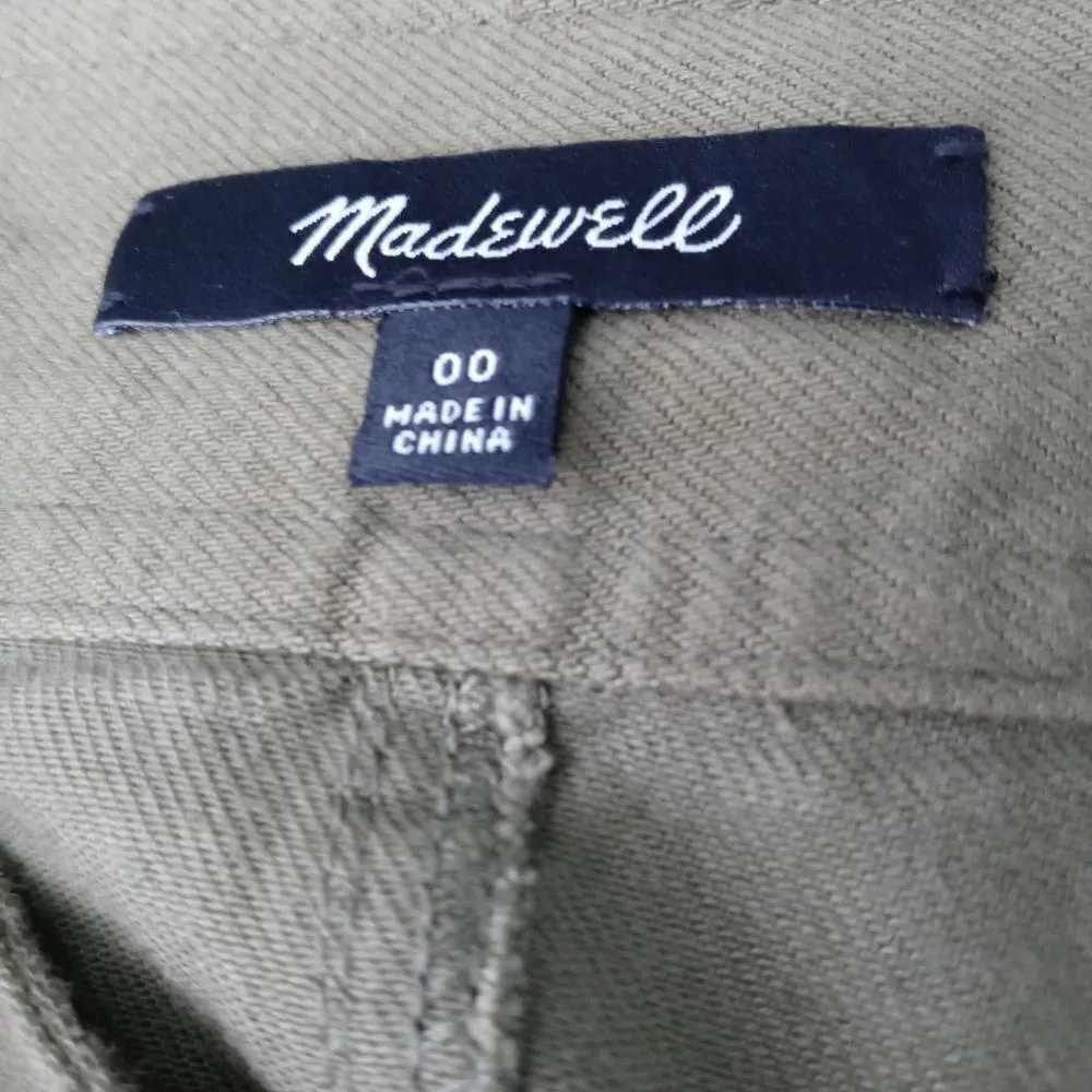 Madewell green button down skirt size 00 - Image 6