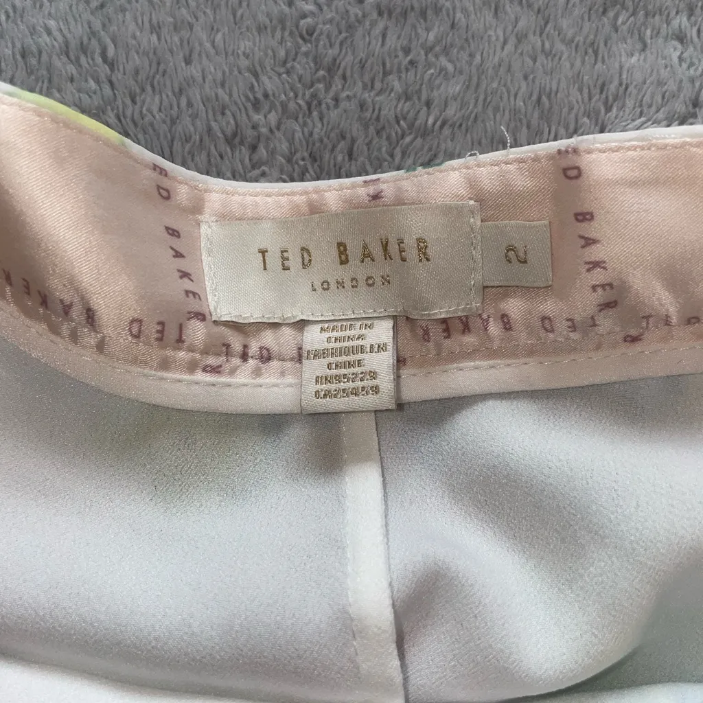 TED BAKER Lurissa Pergola printed midi skirt size 2 - Image 7