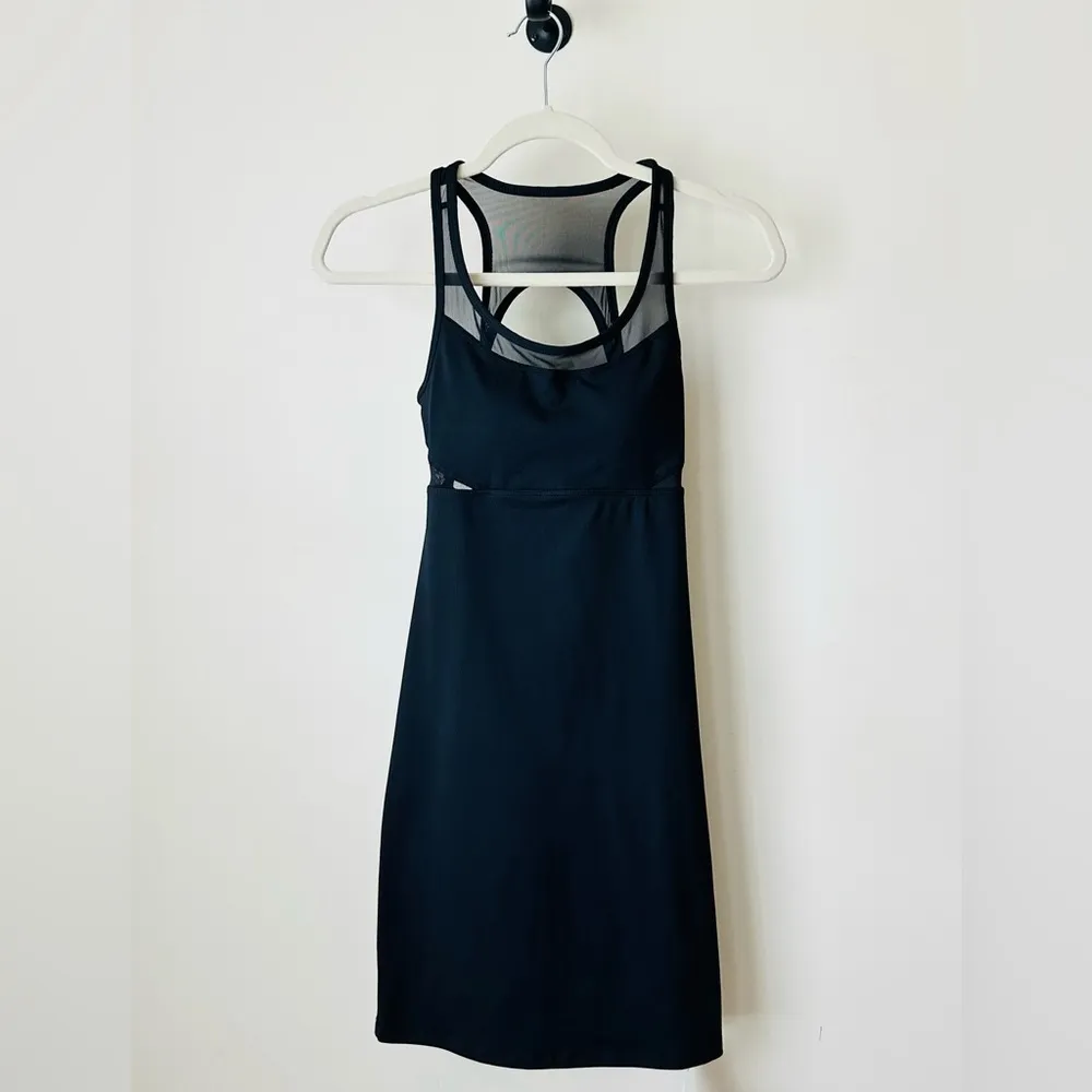 Fabletics Tropez Black Compression Mini Dress - Size XS - NWT - Image 3