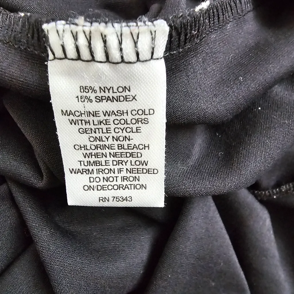 Cynthia Rowley Black Teal Turquoise Shift Color Block Dress size L - Image 6