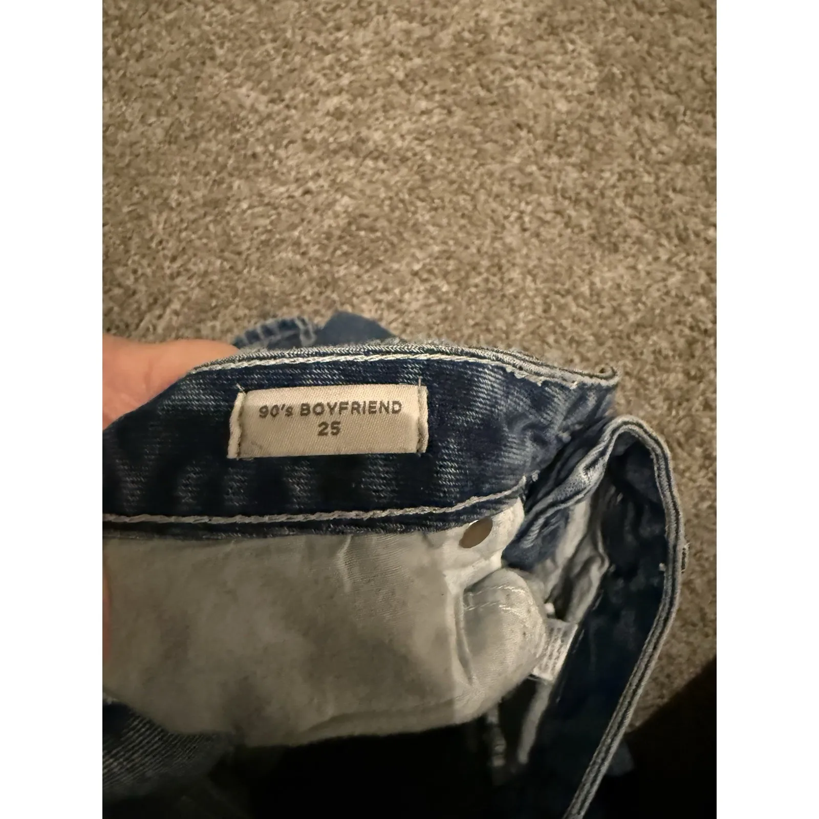 Pacsun 90's Boyfriend High-Rise Relaxed Leg Pants, Size 25 - Image 14